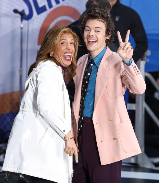 Hoda Kotb and Harry Styles