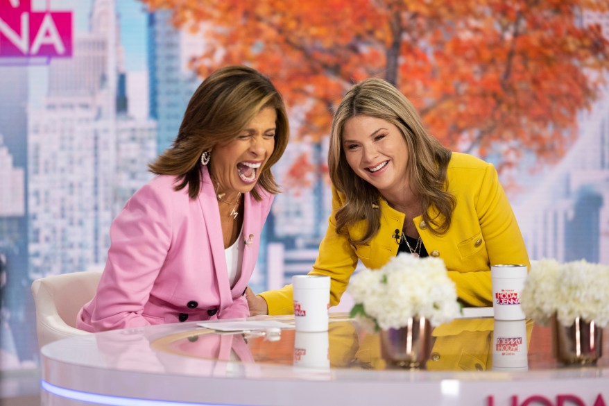 Hoda Kotb and Jenna Bush Hager on Monday, October 3, 2022