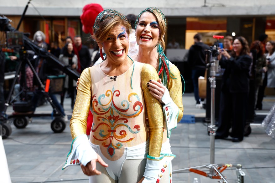 Hoda Kotb and Savannah Guthrie attend 2022 Halloween 