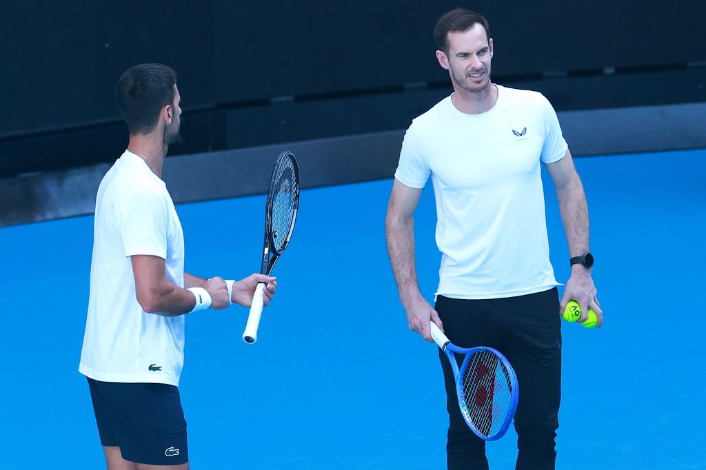 Novak and Andy are teaming up for the Australian Open