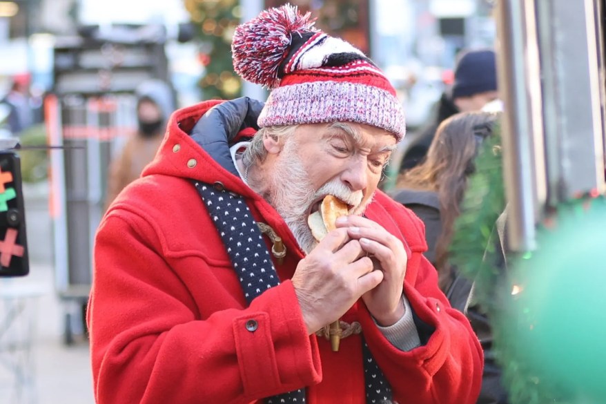 Arnold Schwarzenegger chows down on a hot dog and more star snaps