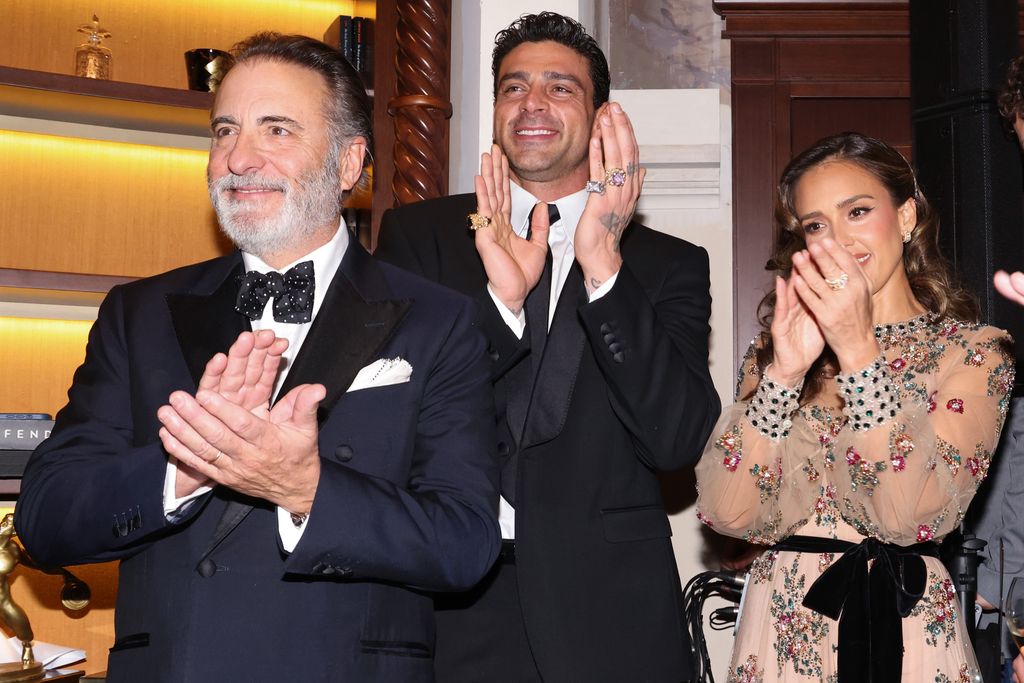 Jessica Alba attends the Discobolo Award 2024 photocall and ceremony at Hotel Eden 