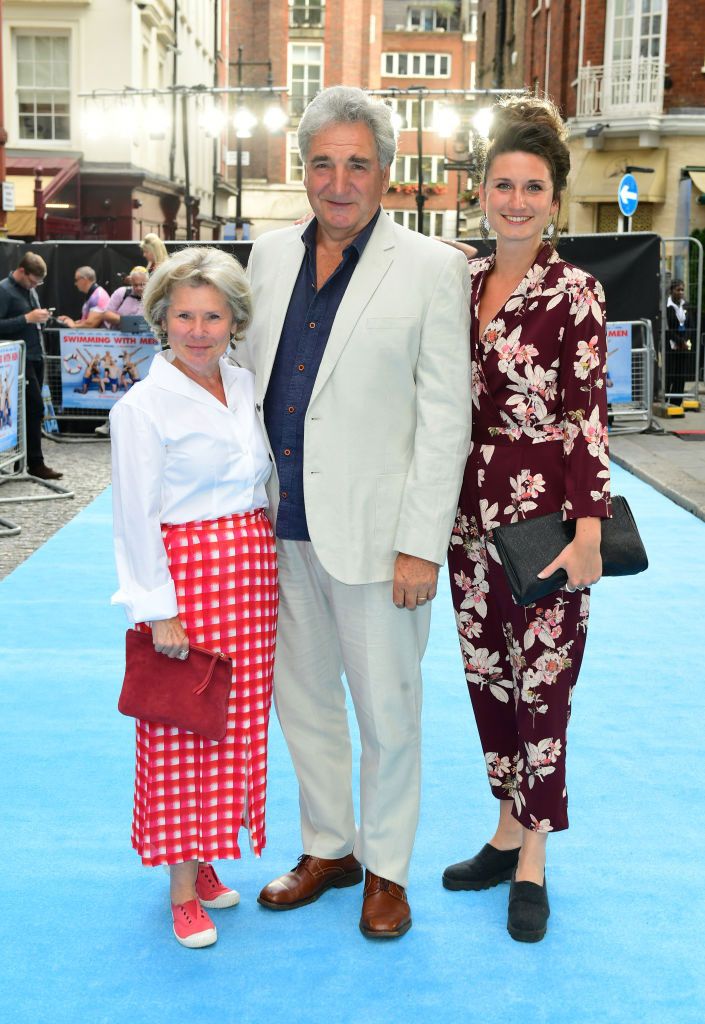 Imelda Staunton and Jim Carter with daughter Bessie 