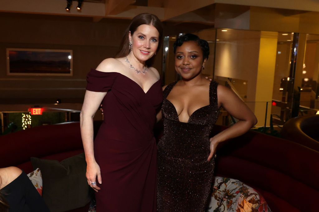  Amy Adams and Quinta Brunson attend The Walt Disney Company Golden Globes After-Party 