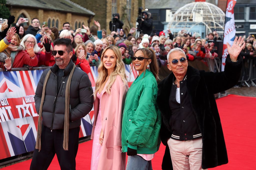 group of TV judges on red carpet