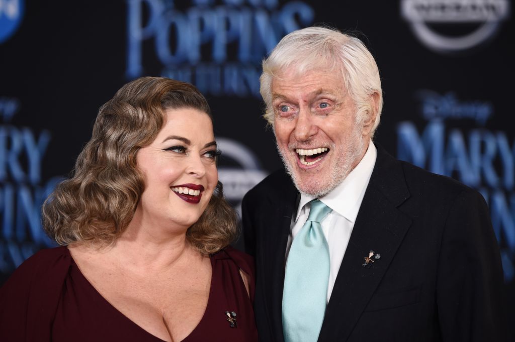 Actor Dick Van Dyke and Arlene Silver arrive at the premiere of Disney's "Mary Poppins Returns" at the El Capitan Theatre on November 29, 2018 in Los Angeles, California.