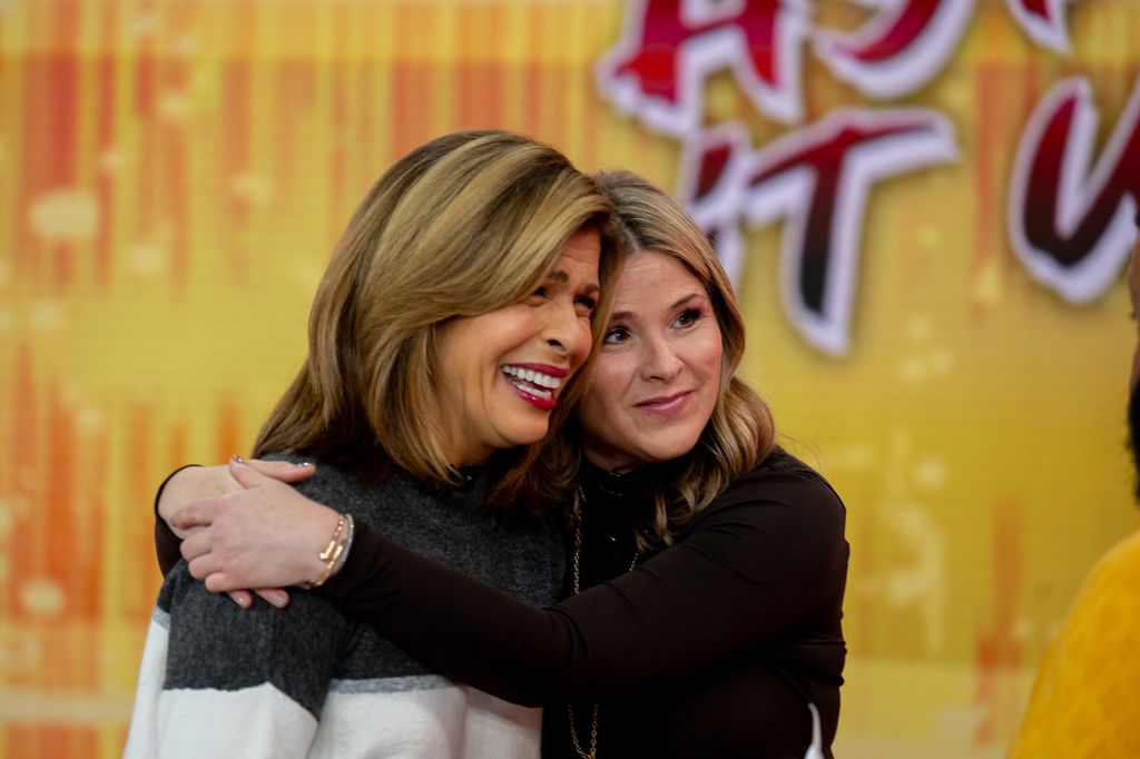 Hoda Kotb with Jenna Bush Hager 