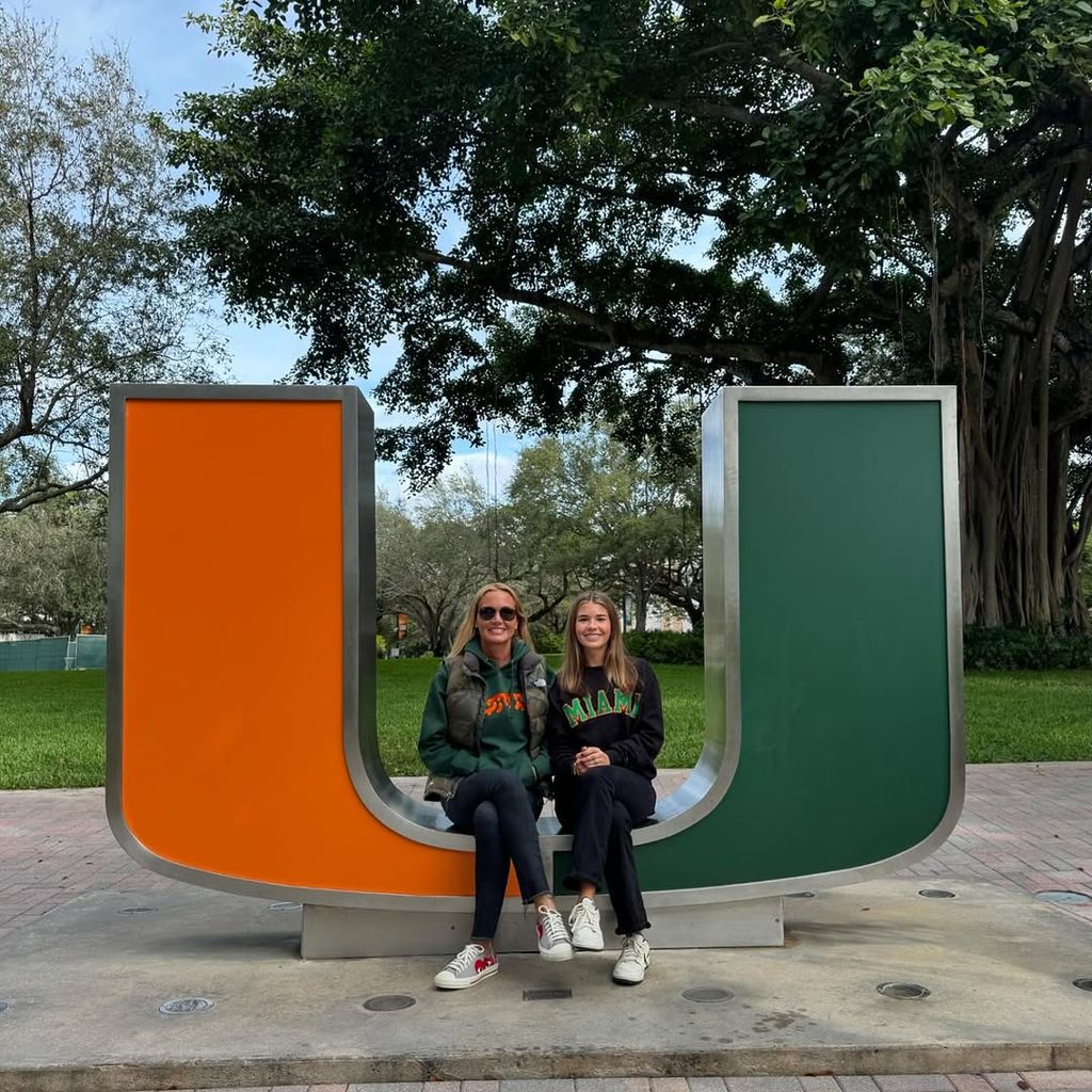 She visited the University of Miami campus with her mother