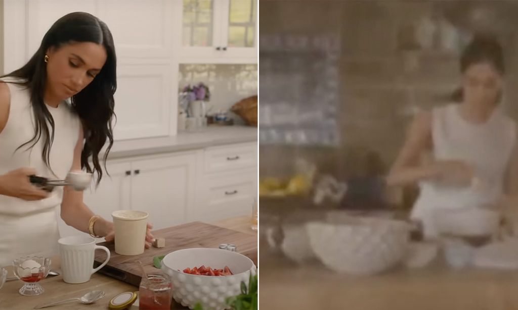 The embossed bowl appears to be the same as the one seen in Meghan's American Riviera Orchard video