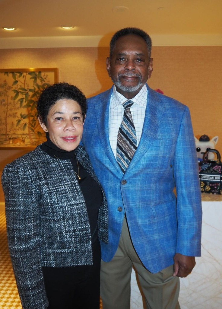 Photo shared by Simone Biles on Instagram of her parents Ronald and Nellie Biles attending the Sports Illustrated Sportsperson of the Year event in Las Vegas