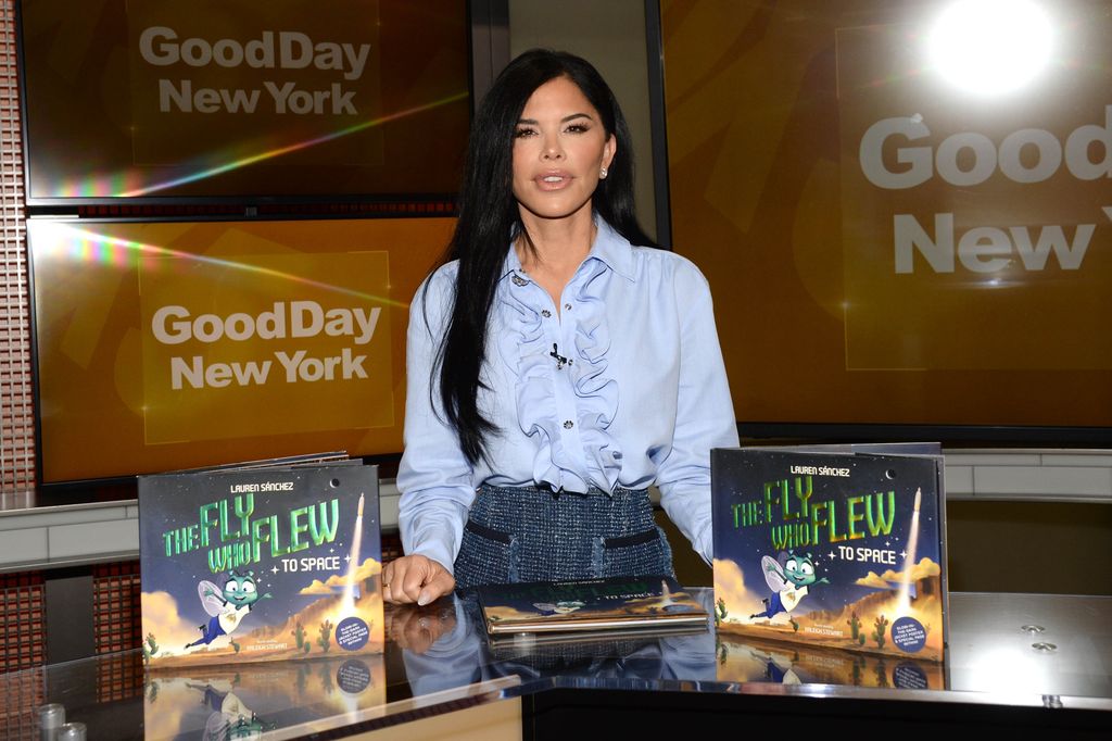 Lauren Sanchez during an appearance on "Good Day New York" to promote her new book, "The Fly Who Flew to Space" on September 12, 2024 in New York City