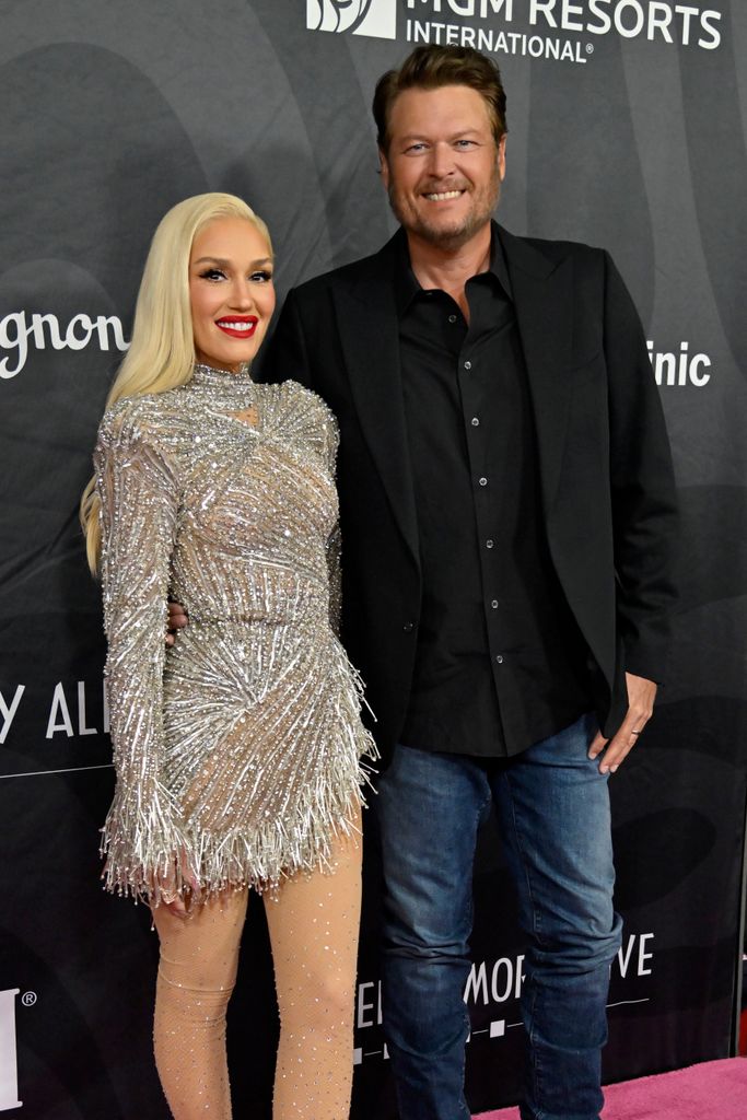 Gwen Stefani and Blake Shelton attend the 27th Annual Keep Memory Alive Power of Love Gala benefit for the Cleveland Clinic Lou Ruvo Center for Brain Health at MGM Grand Garden Arena on May 10, 2024 in Las Vegas, Nevada