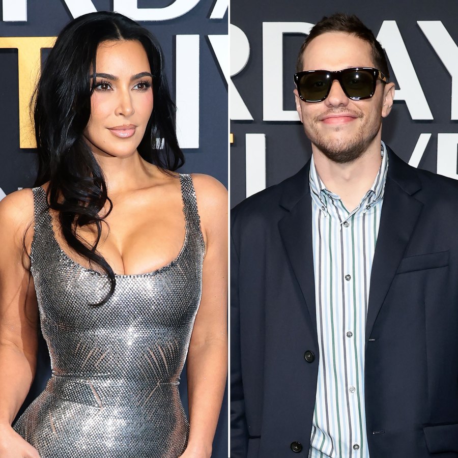 Kim Kardashian and Pete Davidson Attend SNL 50th Anniversary Special