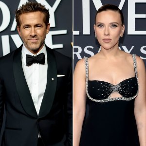 Ryan Reynolds and Scarlett Johansson SNL 50