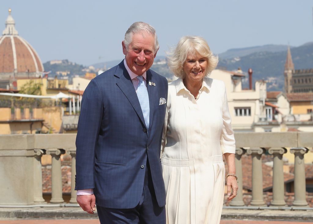 Charles and Camilla in Florence, Italy in 2017