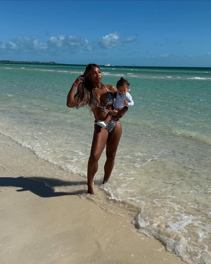 Serena Williams shares rare glimpse of mini-me daughter Adira amid tropical getaway
