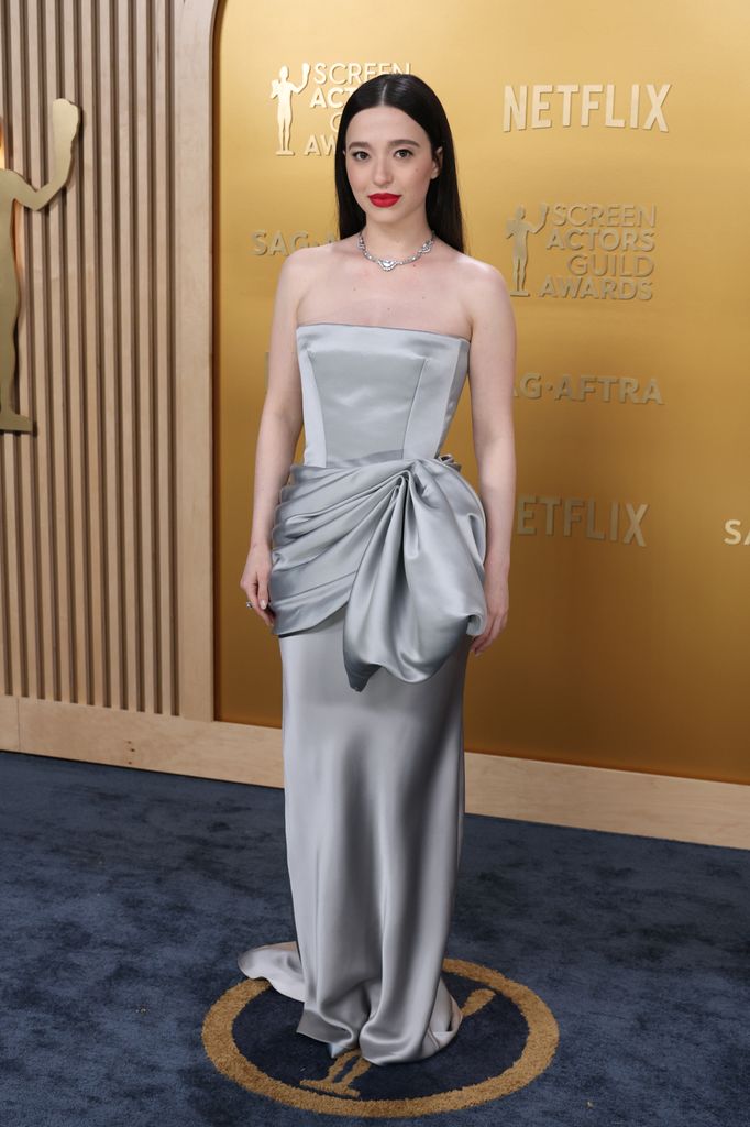 Mikey Madison attends the 31st Annual Screen Actors Guild Awards at Shrine Auditorium and Expo Hall on February 23, 2025 in Los Angeles, California. (Photo by Kevin Mazur/Getty Images)