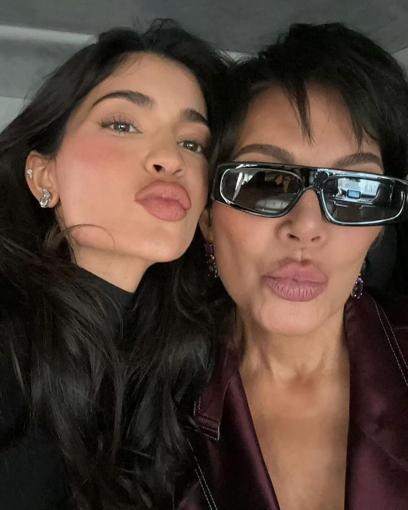 Kylie and her mom Kris