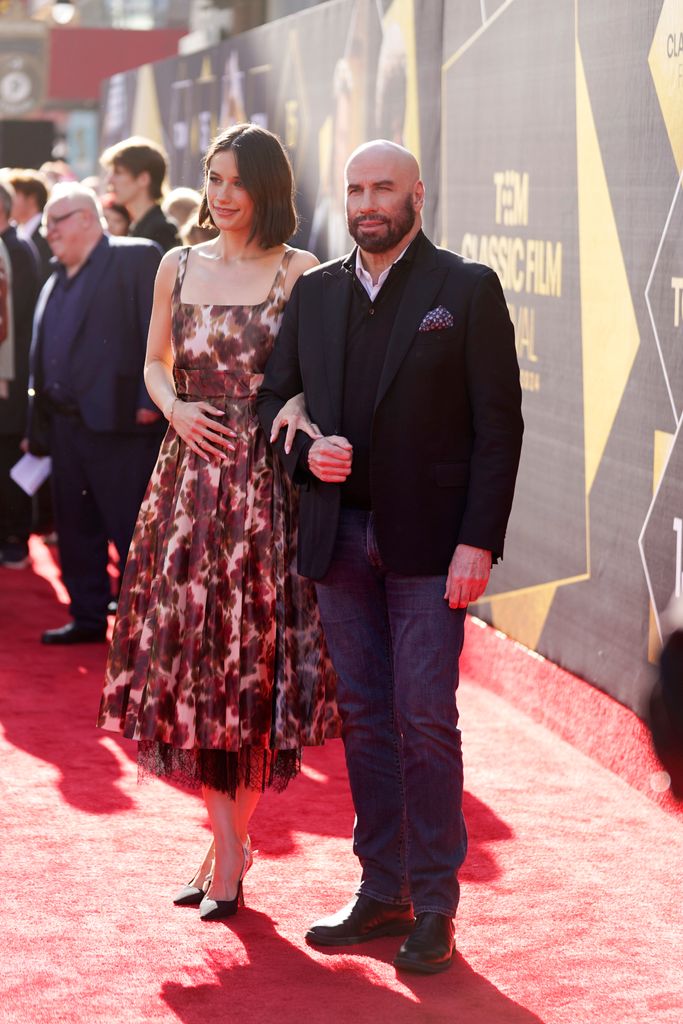 john travolta and daughter ella bleu pulp fiction 30th anniversary screening 2024 tcm classic film festival