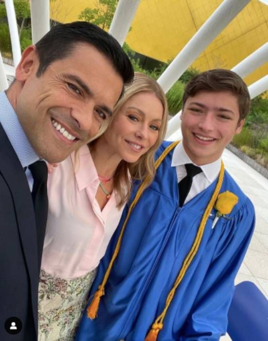 kelly ripa son joaquin graduation