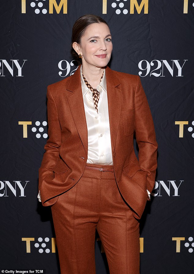 The Drew Barrymore Show star has worked with Sandler in three romantic comedy films; the ET star is seen in January