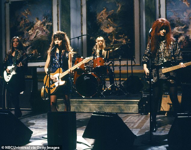 The biography's writer, Jennifer Otter Bickerdike, had 'unprecedented access to founding members Debbi Peterson, Susanna Hoffs, and Vicki Peterson'; the band is pictured in 1988