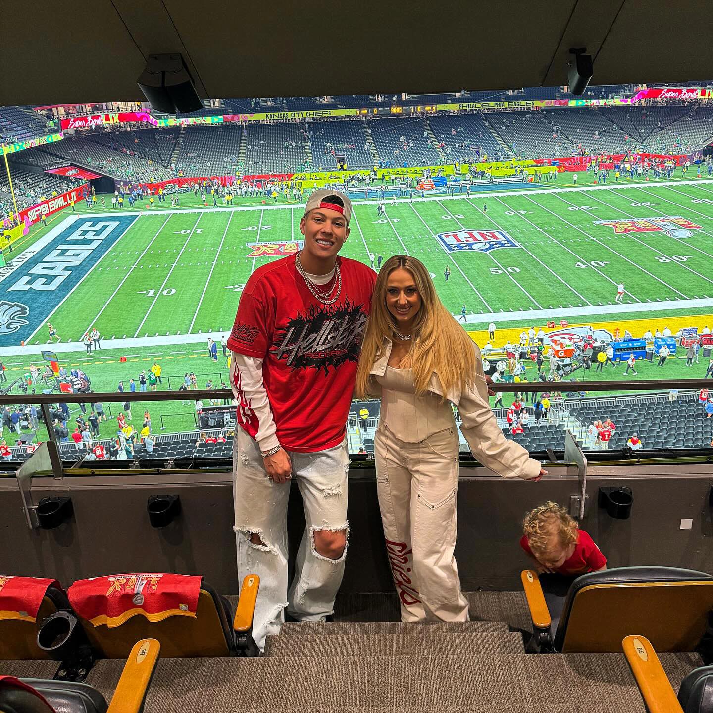 Brittany Mahomes Arrives at 2025 Super Bowl Weeks After Welcoming 3rd Baby With Patrick Mahomes