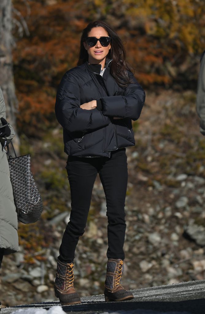 WHISTLER, BRITISH COLUMBIA - FEBRUARY 15: Meghan, Duchess of Sussex attends the Invictus Games One Year To Go Event on February 15, 2024 in Whistler, Canada. (Photo by Karwai Tang/WireImage)