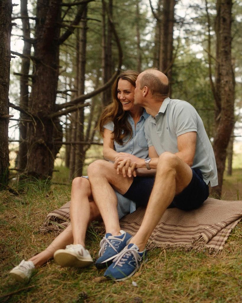 William kissing Kate in woods