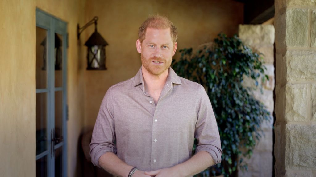 Prince Harry in a video message for WellChild