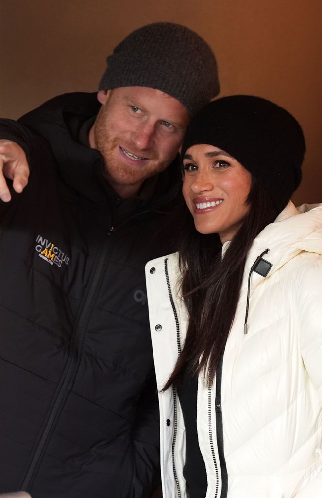 The Duke and Duchess of Sussex attending the Whistler Welcome Celebration at the 2025 Invictus Games in Whistler, Canada. Picture date: Monday February 10, 2025