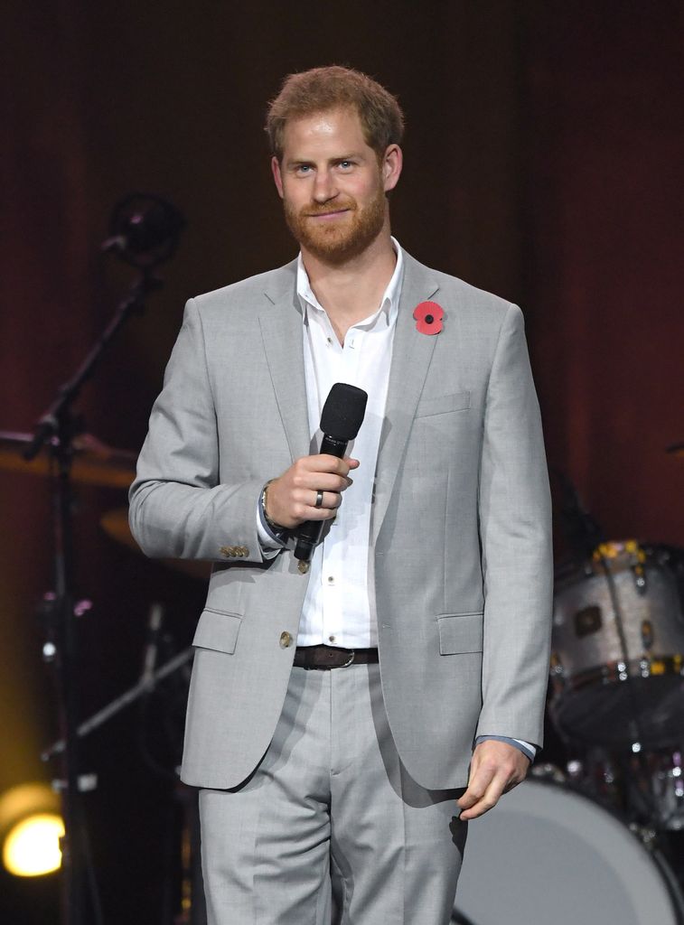 Prince Harry wearing the Oura Ring in Sydney, Australia.