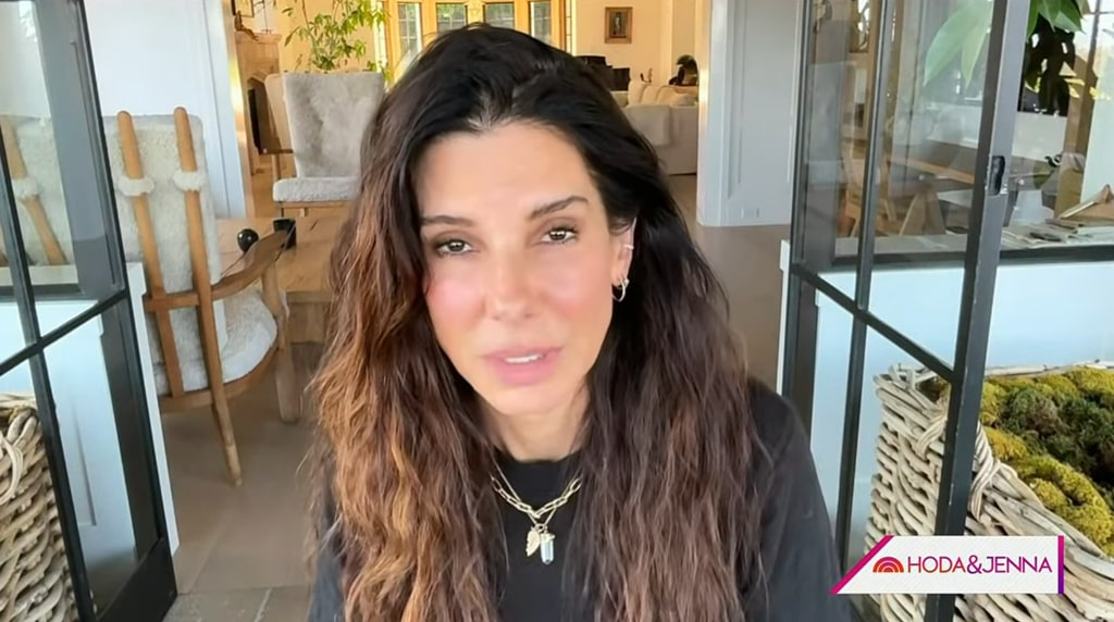 Sandra Bullock makes an appearance on Today with Hoda and Jenna via a video message from her home