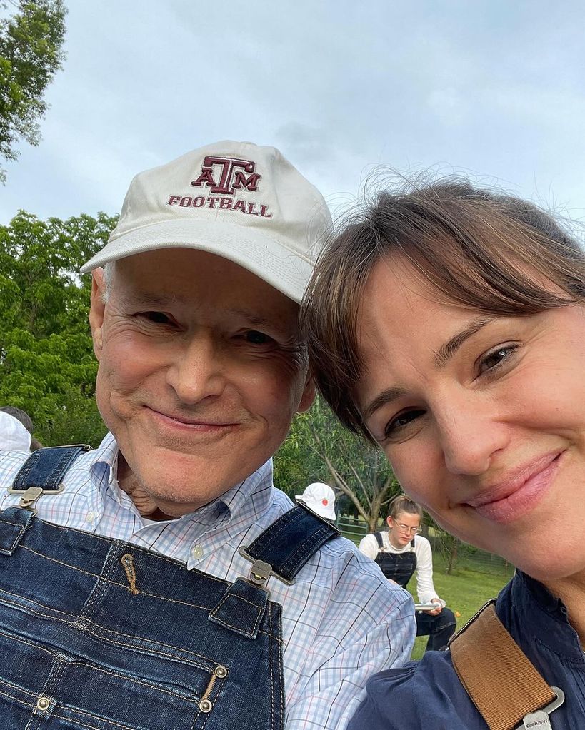 Jennifer Garner with her father William John Garner