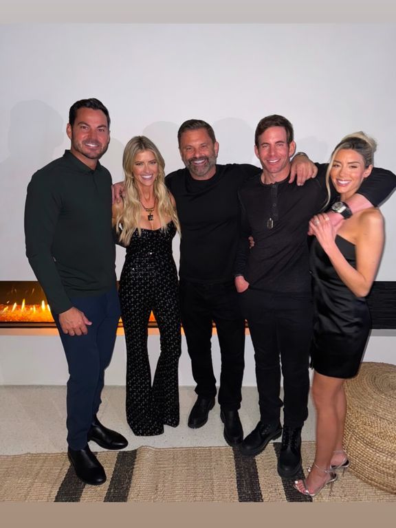 Christina Haack, Christopher Larocca, Tarek El Moussa, Heather El Moussa Instagram