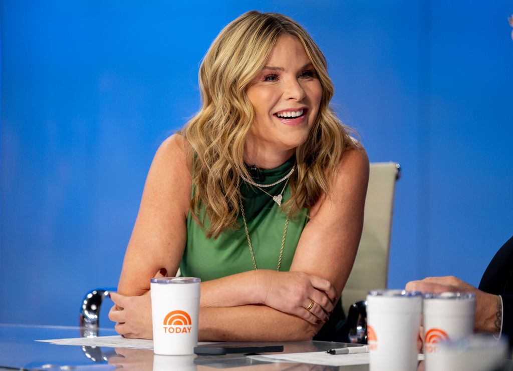 Today Show Jenna Bush Hager in the NBC studios 