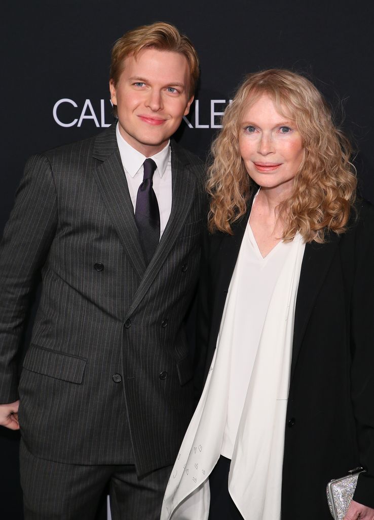 Ronan Farrow and Mia Farrow attends the 25th Annual ELLE Women in Hollywood Celebration at Four Seasons Hotel Los Angeles at Beverly Hills on October 15, 2018 in Los Angeles, California