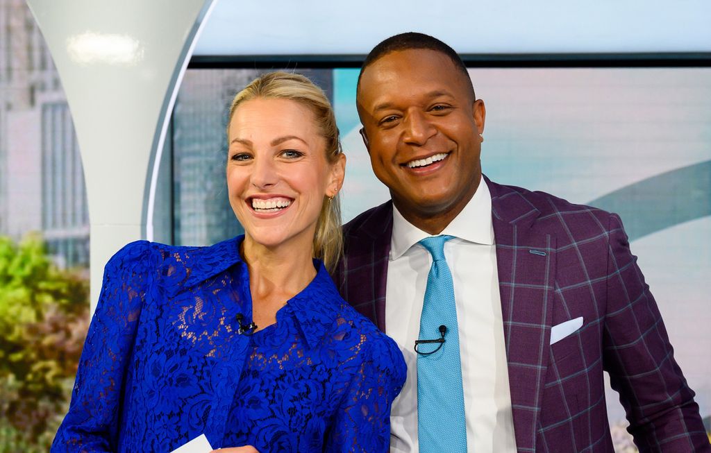 Craig Melvin and wife Lindsay Czarniak