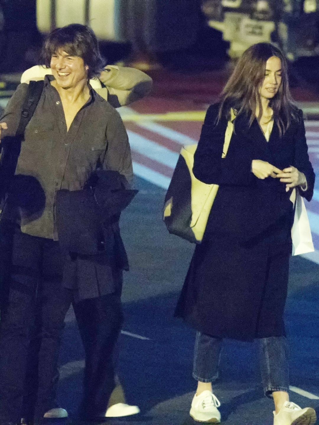 tom cruise and ana de armas walking in london