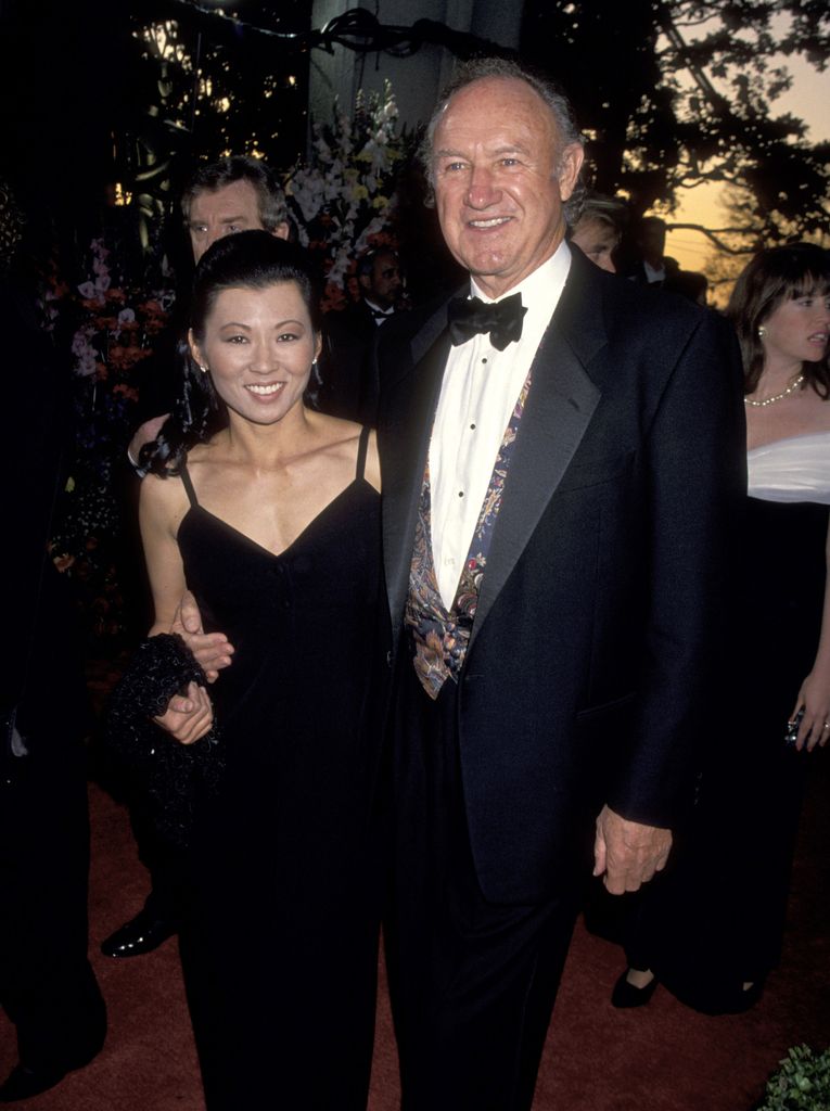 Gene Hackman and Betsy Arakawa during 66th Annual Academy Awards at Dorothy Chandler Pavillion in Los Angeles, CA, United States. (Photo by Ron Galella/Ron Galella Collection via Getty Images)