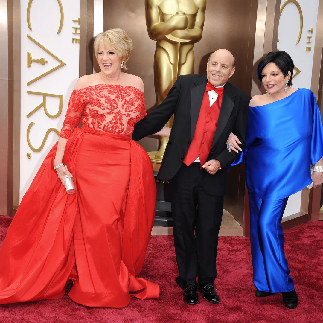 Entertainer Lorna Luft, Joseph Luft and entertainer Liza Minnelli arrive at the 86th Annual Academy Awards at Hollywood & Highland Center on March 2, 2014 in Hollywood, California.