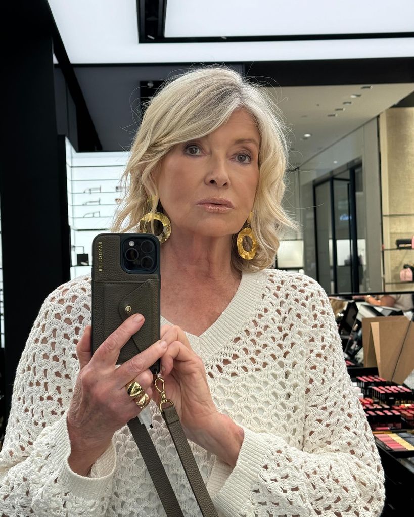 martha stewart selfie at 82