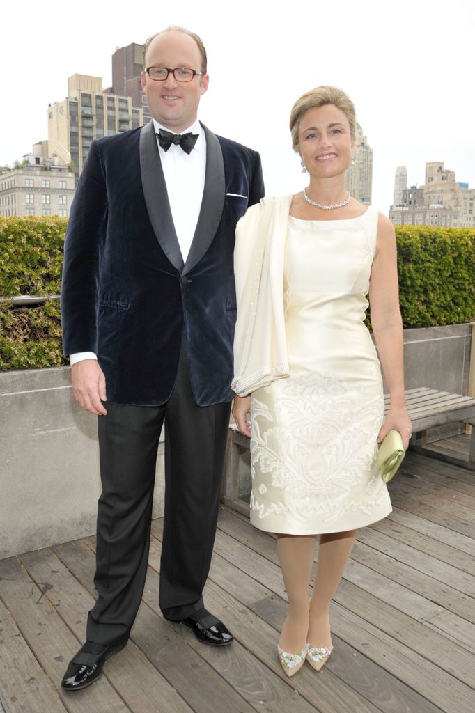 prince robert of luxembourg with wife julie 