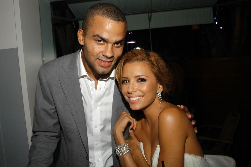 Tony Parker and Eva Longoria attend Entertainment Tonight and People Magazine Hosts Annual Emmy After Party-Inside at Mondrian on August 27, 2006