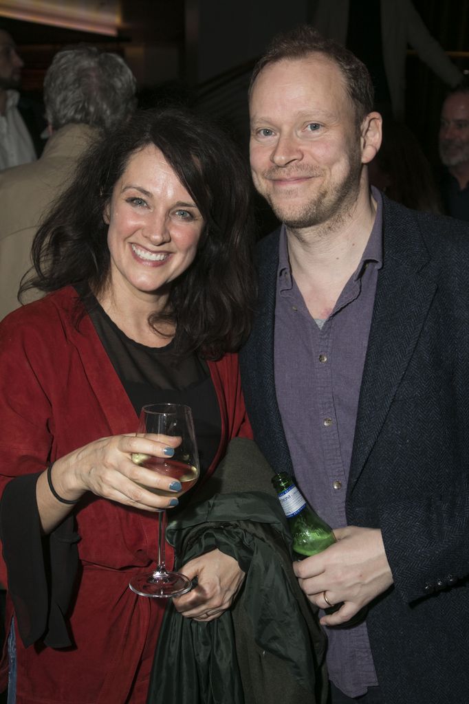 robert webb and wife abigail at after party 