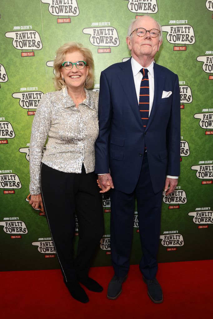 Hilary and Michael Whitehall standing together