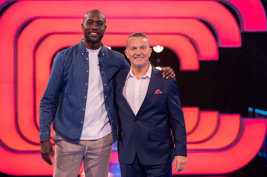 Carlton Cole with Bradley Walsh on Beat The Chasers