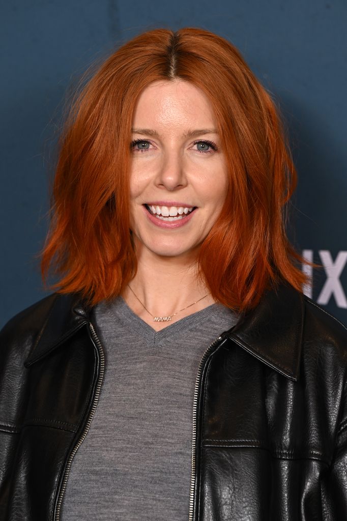 Stacey Dooley wears a 'Mama' necklace