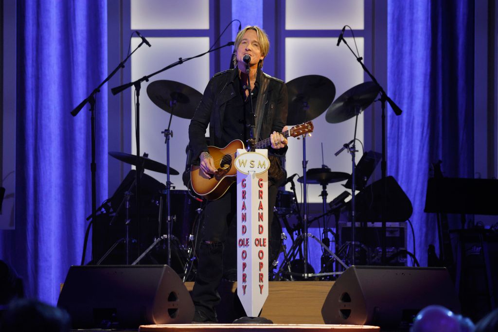 The country star performed for The Opry's 100th anniversary celebration