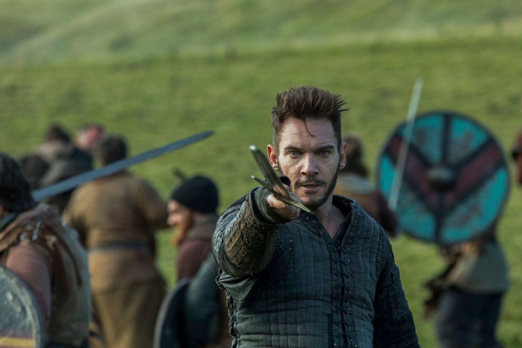 Jonathan Rhys Meyers plays the warrior bishop in Vikings